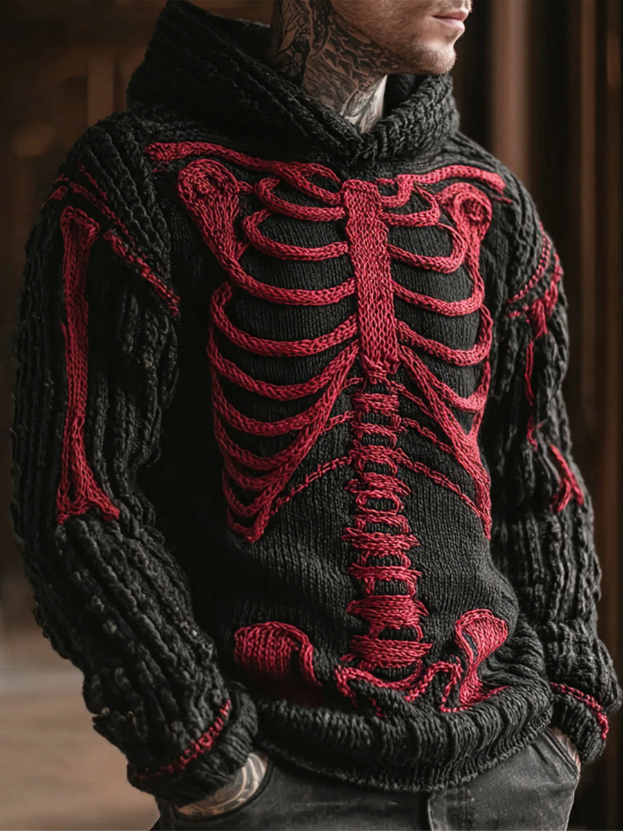 Men's Halloween Costume Faux Hoodie