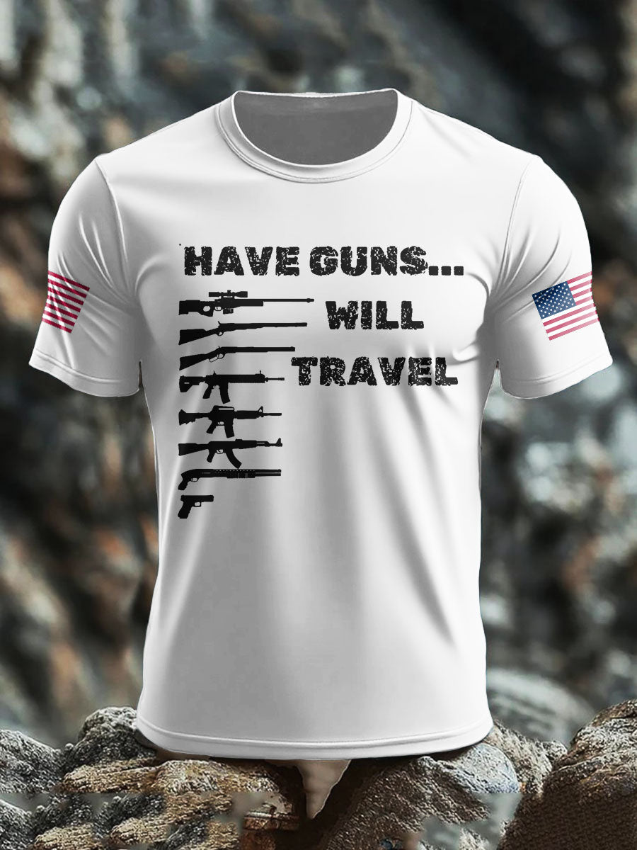 Men's Funny Veteran Retirement Printed T-shirt
