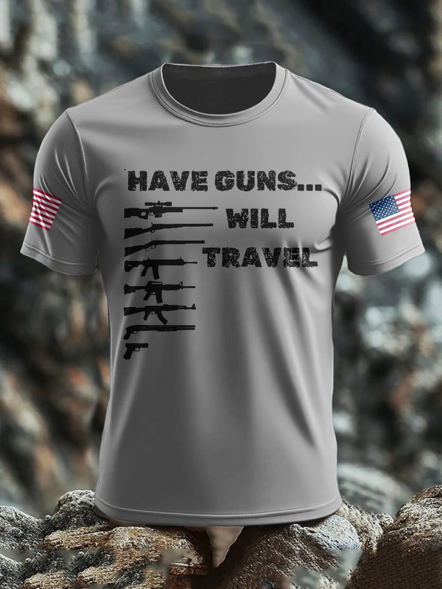 Men's Funny Veteran Retirement Printed T-shirt