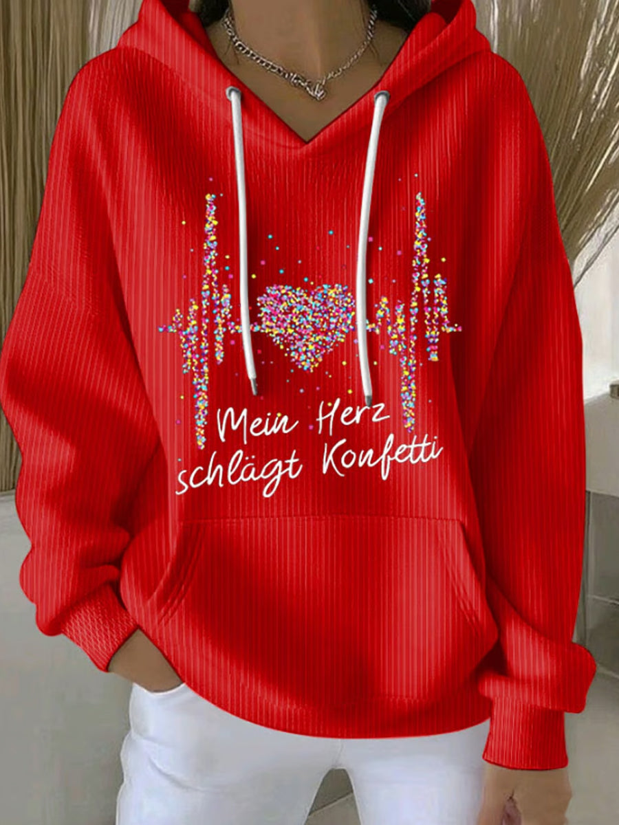 Frauen Kölner Karneval Übergroßer Hoodie