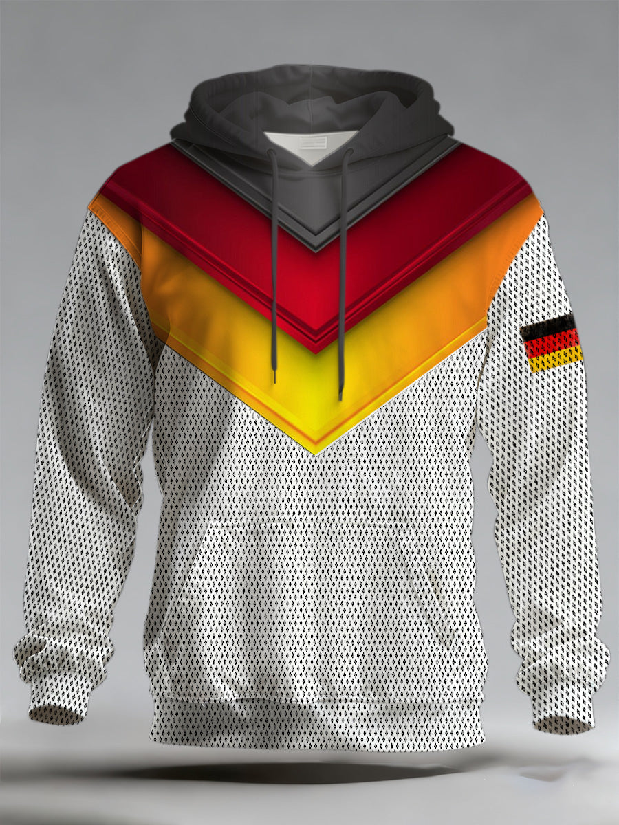 Herren-Sweatshirt mit deutschem Vintage-Kunstdruck