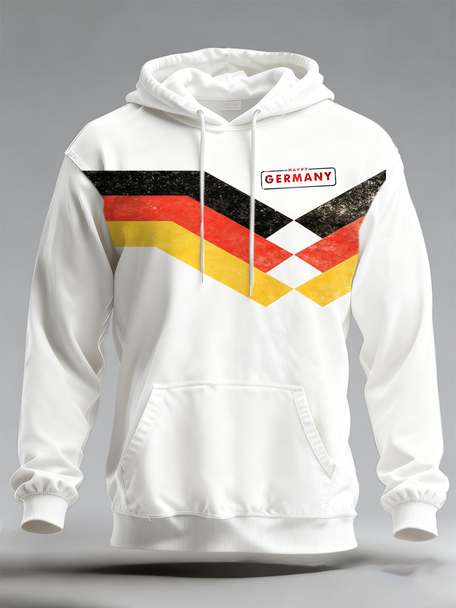 Herren-Sweatshirt mit deutschem Vintage-Kunstdruck