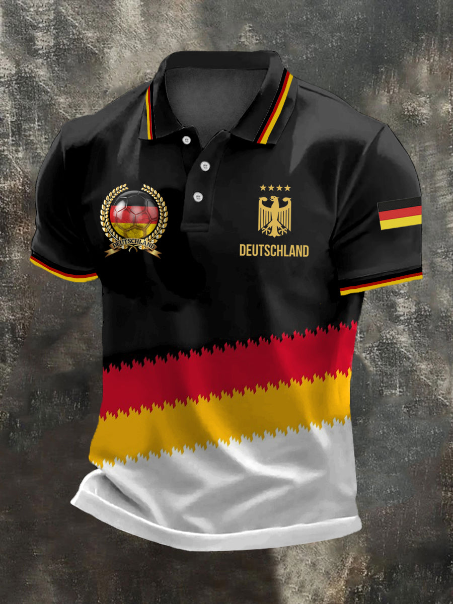 Herren Deutschland 2026 Fußball mannschaft Unterstützer Print Shirt
