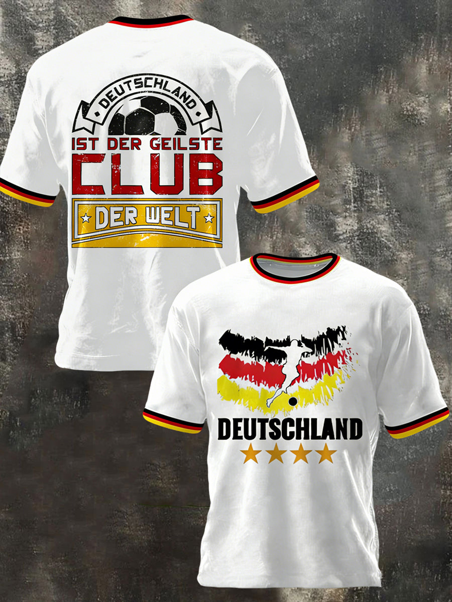 Männer Deutschland 2026 Fußball mannschaft Unterstützer Print T-Shirt