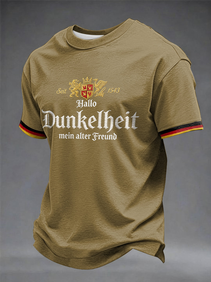 Männer Hallo Dunkelheit Mein alter Freund Print T-Shirt