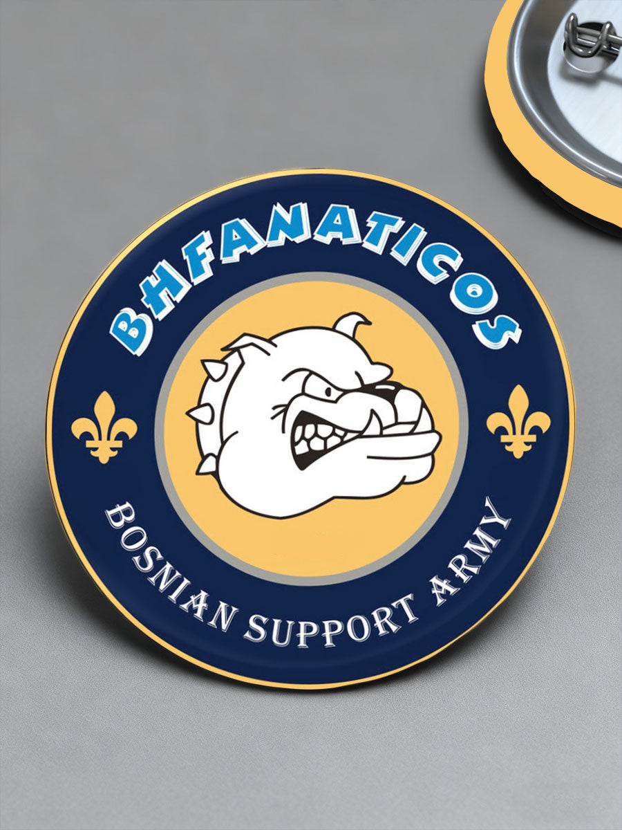Bosnien-Fußballfan ZMAJEVI-Print-Anstecker