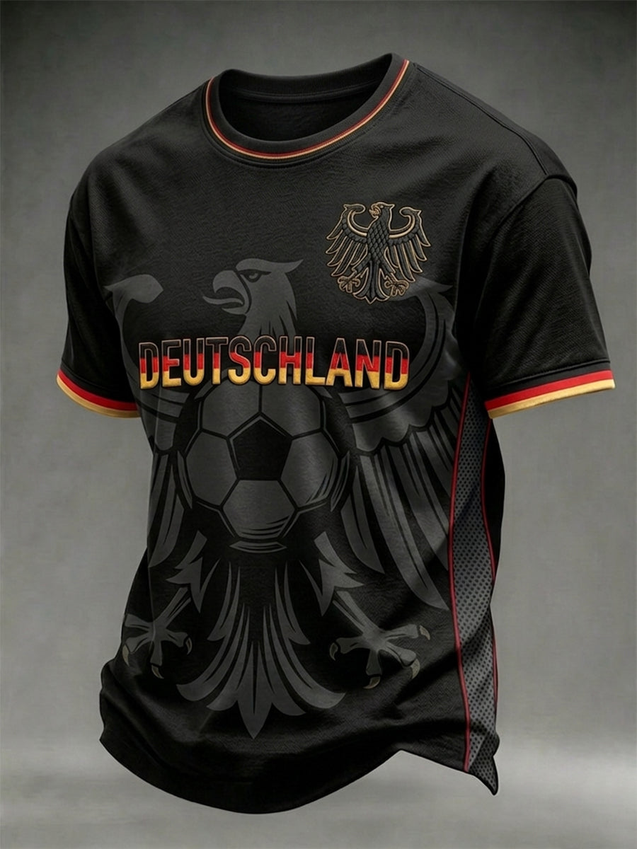 Herren-Deutschland-Fußballfan-2026-Print-T-Shirt