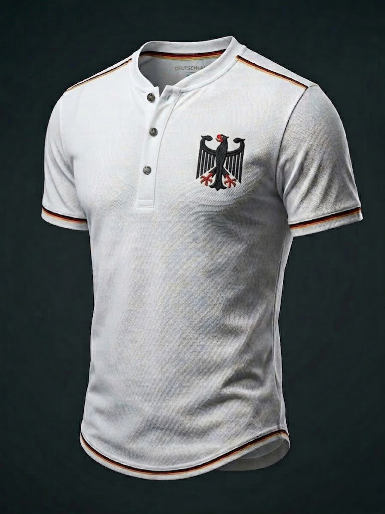 Herren-Fußball-T-Shirt mit Deutschland-Print