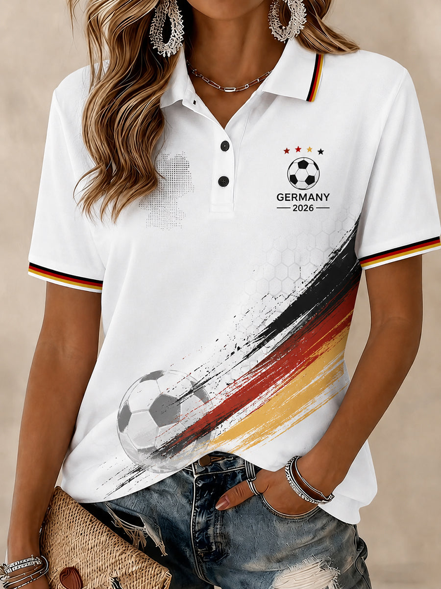 Damen-Fußball-T-Shirt Deutschland 2026 zum Bedrucken