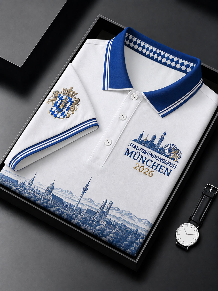Herren-Shirt mit München-Stadtaufbaufest-Print