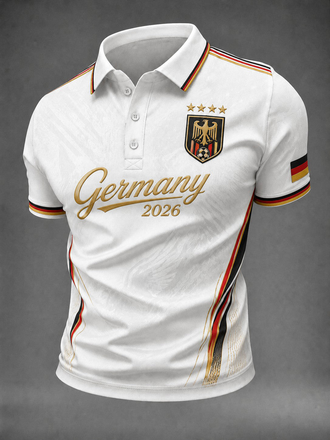 Herren-Fußballshirt mit Deutschland-Druck