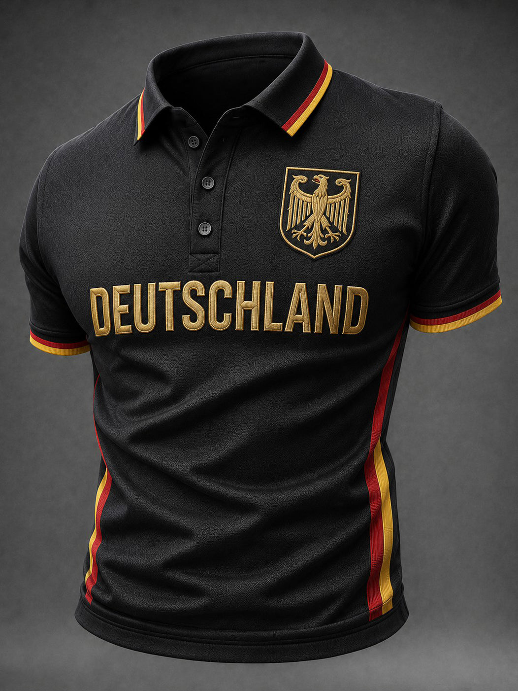 Herren-Fußballshirt mit Deutschland-Druck