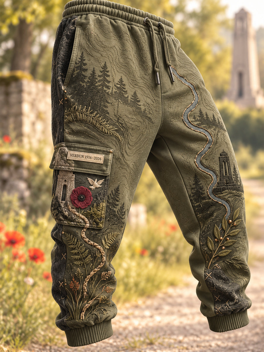 Men's Remembrance Day Casual Sweatpants Trousers