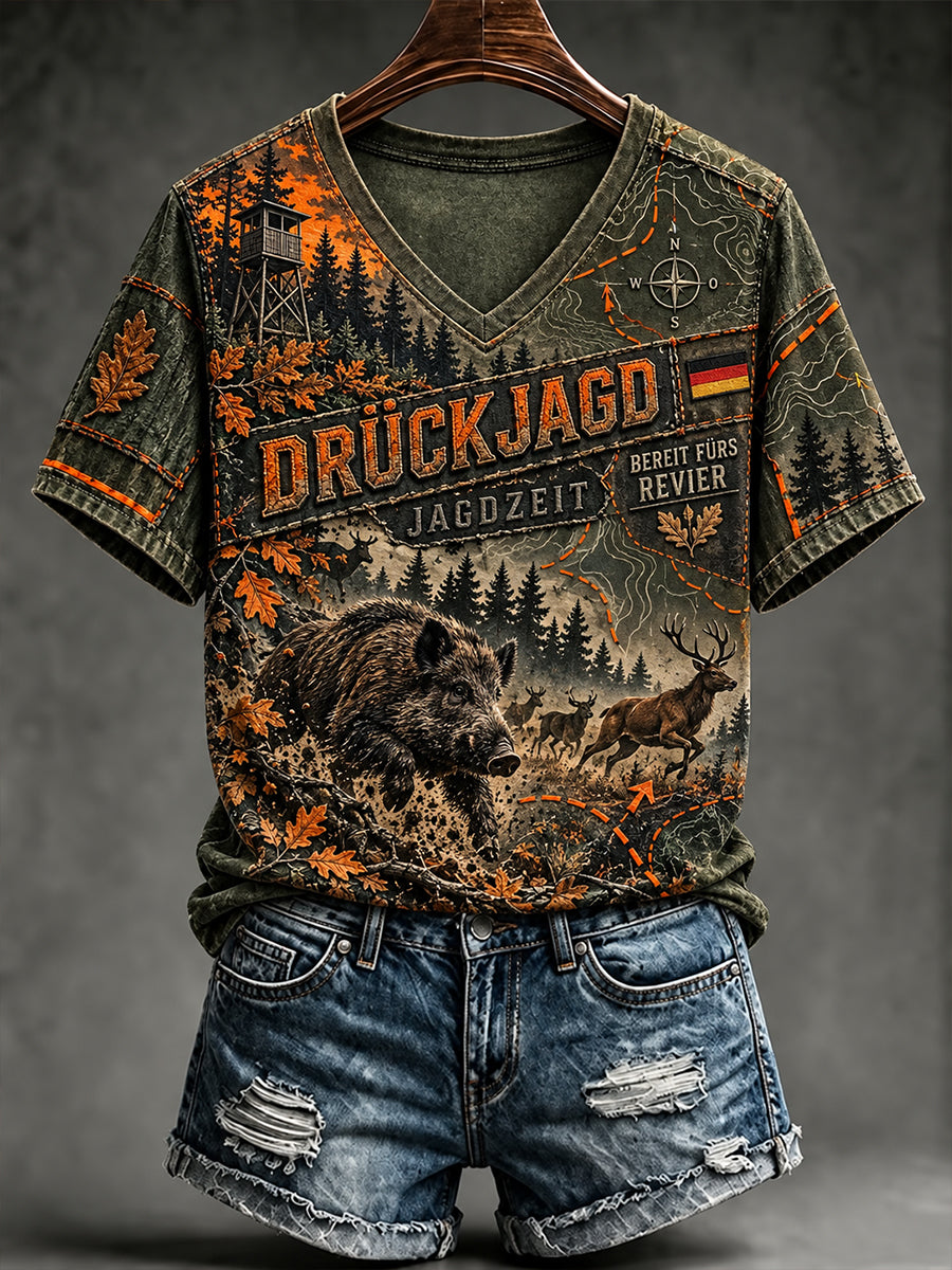 Women's German Hunting Season Short Sleeve T-Shirt
