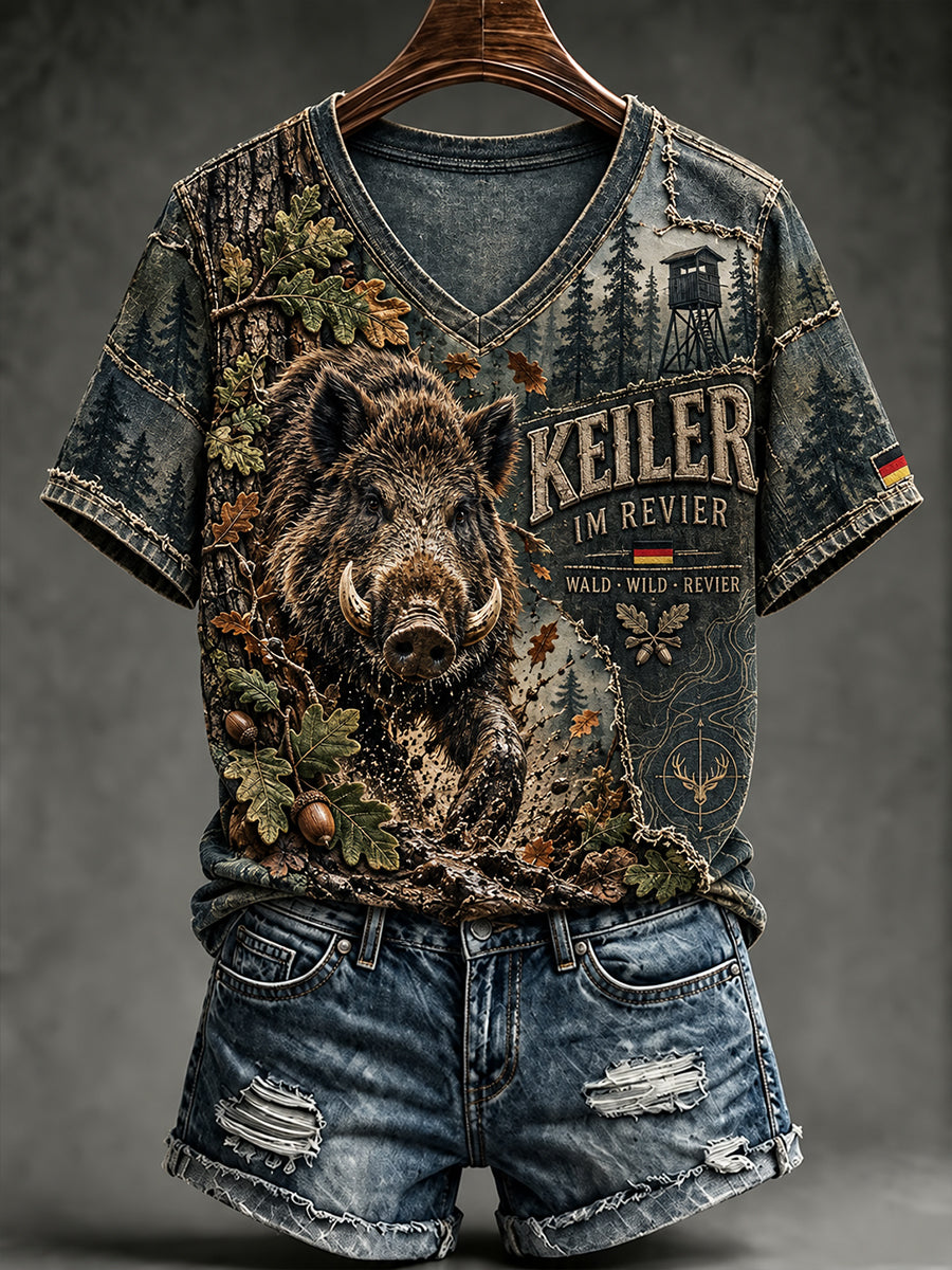 Women's German Hunting Season Short Sleeve T-Shirt