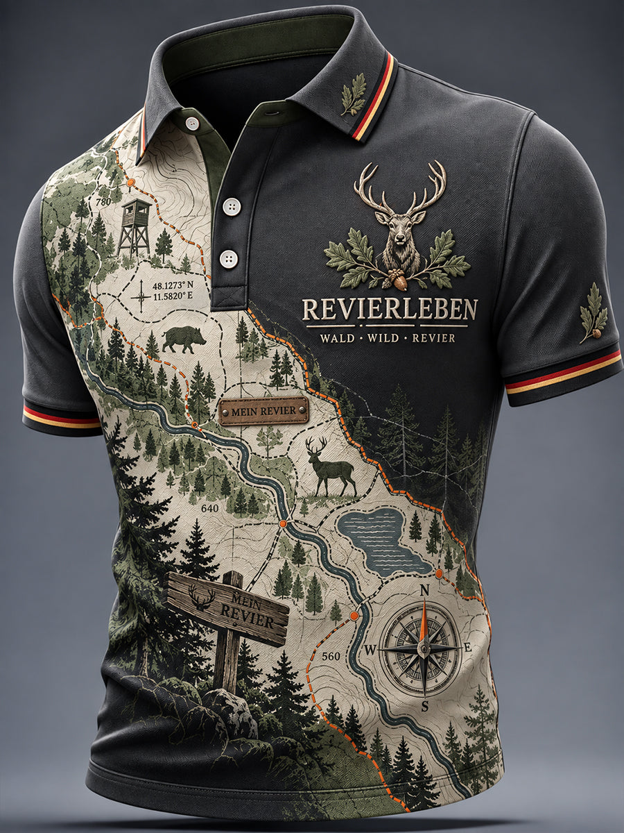 Men's German Hunting Season Short Sleeve Shirt