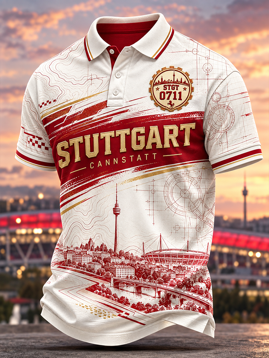 Men's Vfb Stuttgart Polo Shirt