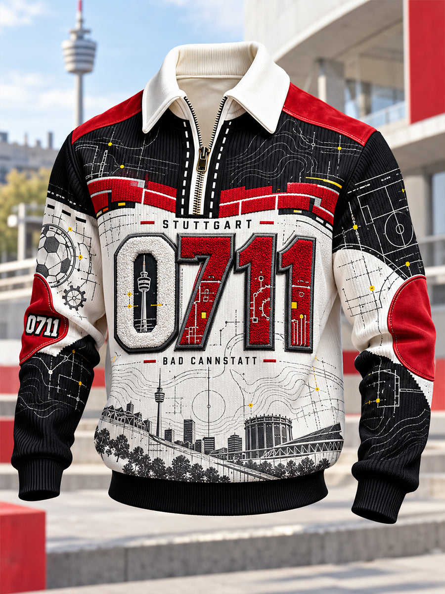 Men's Vfb Stuttgart Zip-Up Hoodie