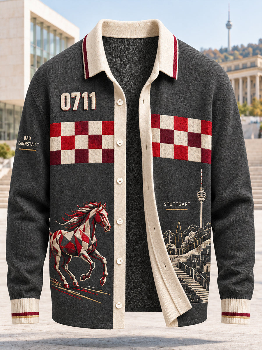Men's VfB Stuttgart Imitation Wool Sweater