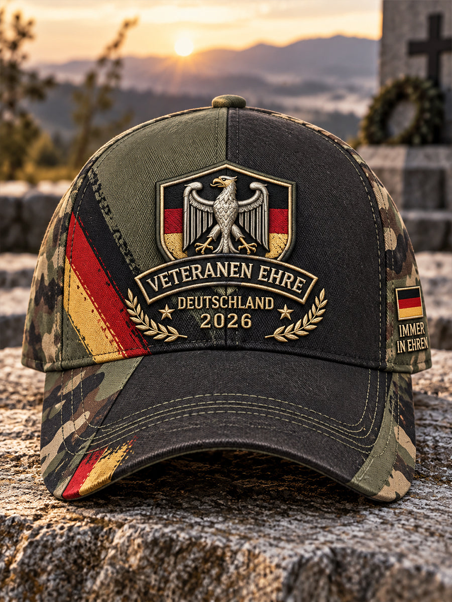 Men's Veteran Memorial Graphic Print Hat