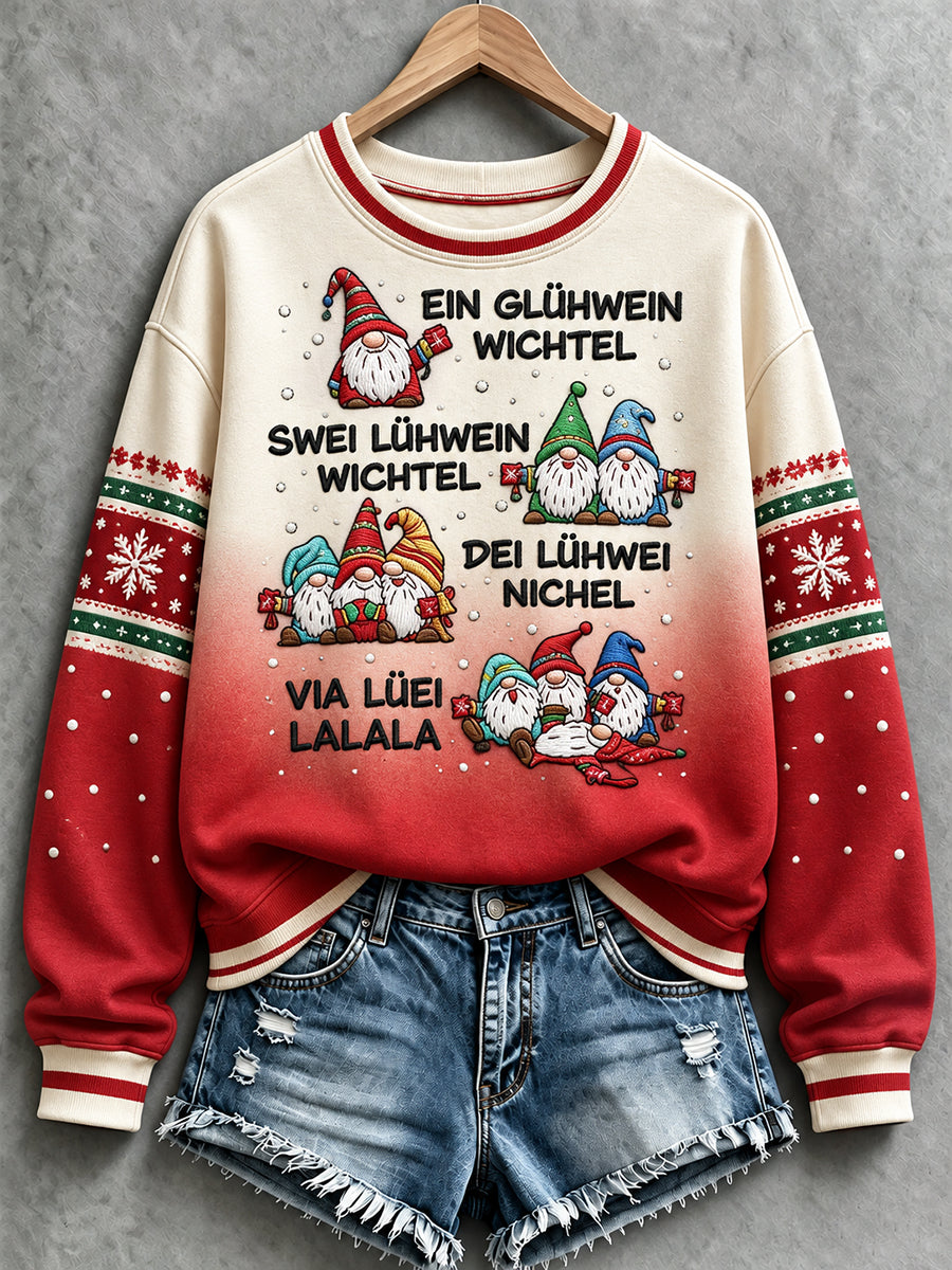 Women's Christmas Print Casual Sweatshirt