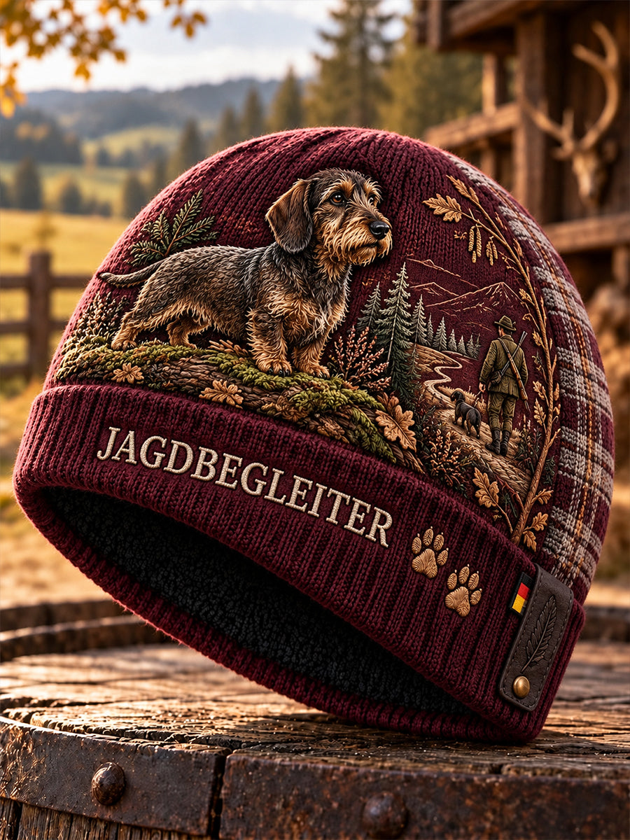 German Hunting Season Cold Knitted Hat