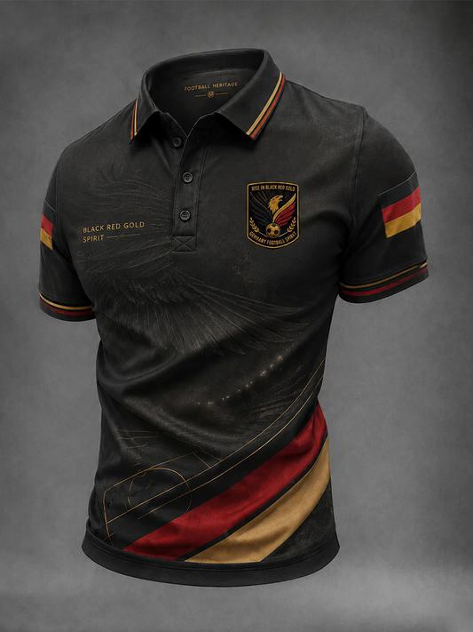 Herren-Fußballshirt mit Deutschland-Druck