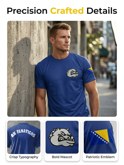 Herren-Fußballfan-T-Shirt aus Bosnien mit ZMAJEVI-Print