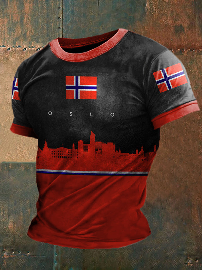 Mäns Norge T-shirt