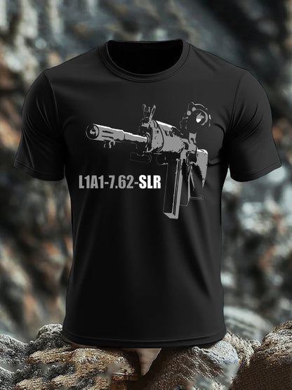 Men's British Veteran imitation cotton short-sleeved T-shirt