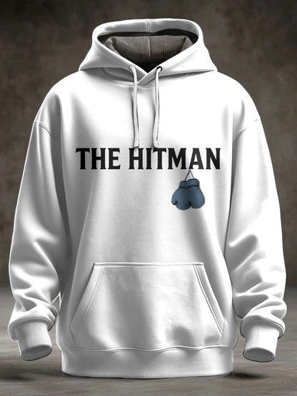 Men's Hitman Boxing Lover Printed Hoodie