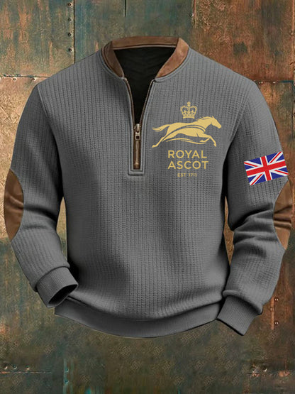Men's Vintage Royal Ascot Printed Sweatshirt