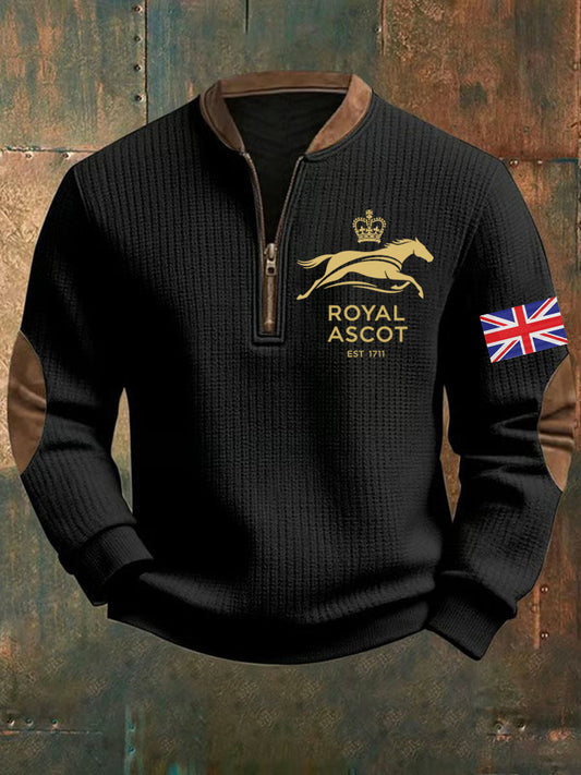 Men's Vintage Royal Ascot Printed Sweatshirt