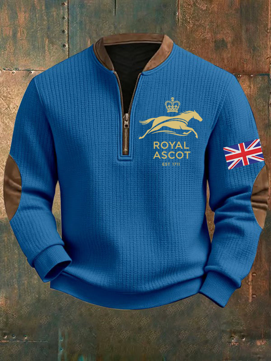 Men's Vintage Royal Ascot Printed Sweatshirt