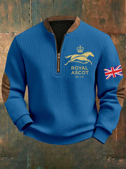 Men's Vintage Royal Ascot Printed Sweatshirt