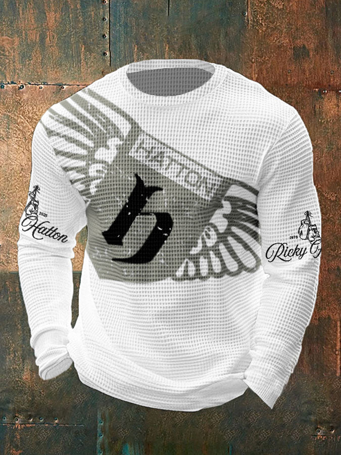 Men's Boxing Lover Rip Hitman Legend Printed T-Shirt