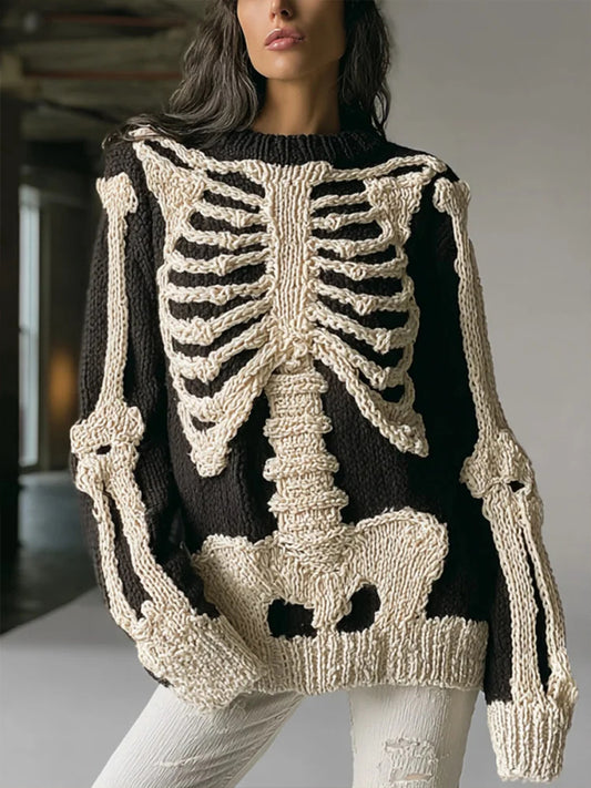 Women's Halloween imitation loose sweater