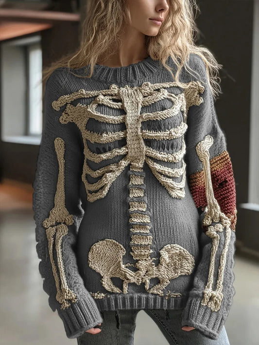 Women's Halloween imitation loose sweater