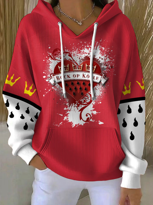 Karneval-Kunst bedruckter Hoodie für Frauen