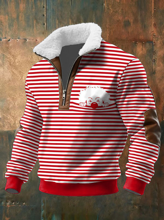 Herren-Kölner Karnevals-Clown-Kragen-Oberteil