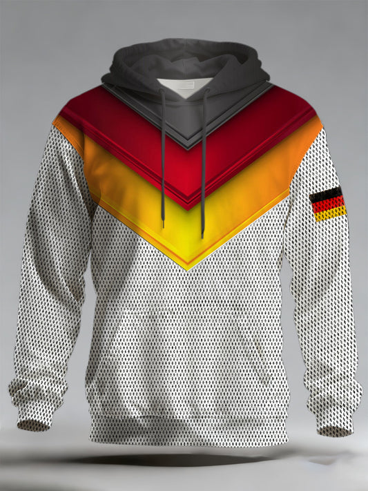 Herren-Sweatshirt mit deutschem Vintage-Kunstdruck