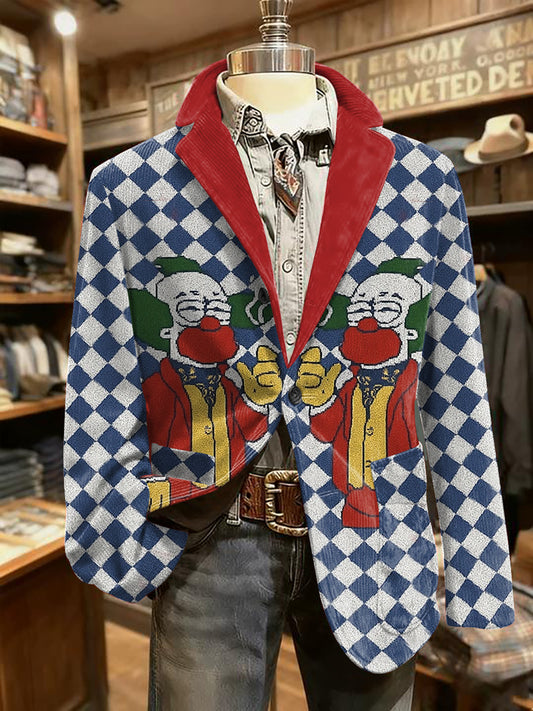 Herren Cologne Carnival Print Casual Anzüge