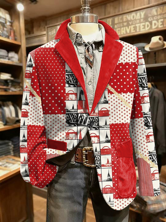 Herren Kölle Alaaf Cologne Carnival Print Freizeit anzug