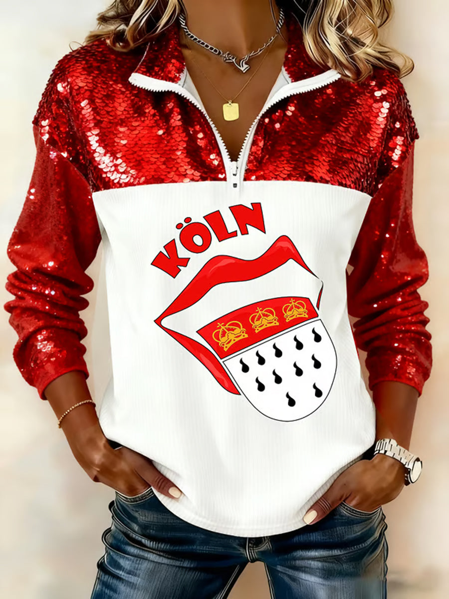 Kölner Karnevals pullover für Frauen