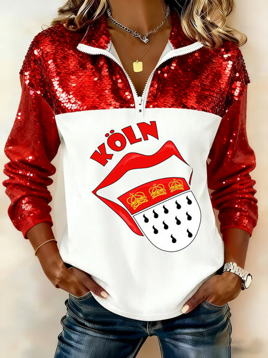 Kölner Karnevals pullover für Frauen