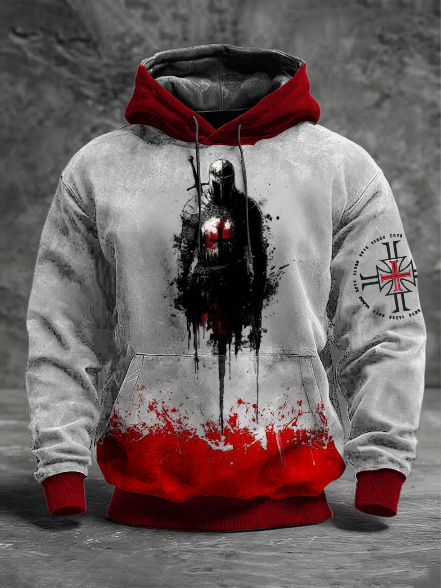 Herren Hoodie mit Deutschem Eisernen Kreuz Soldat Design