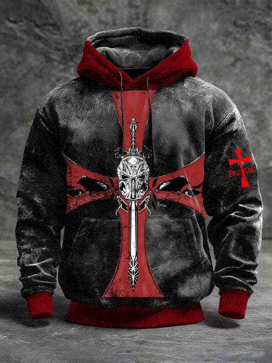 Männer Eisernes Kreuz Legion Glauben Hoodie