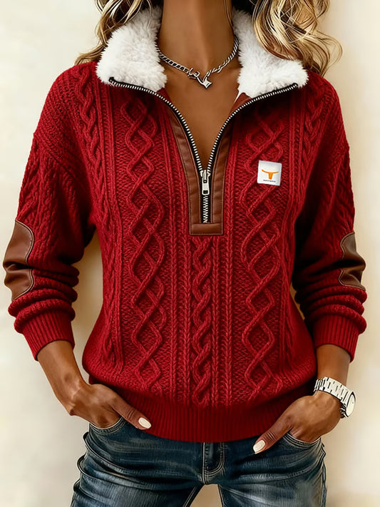 Lässiges Langarm-Top für Damen