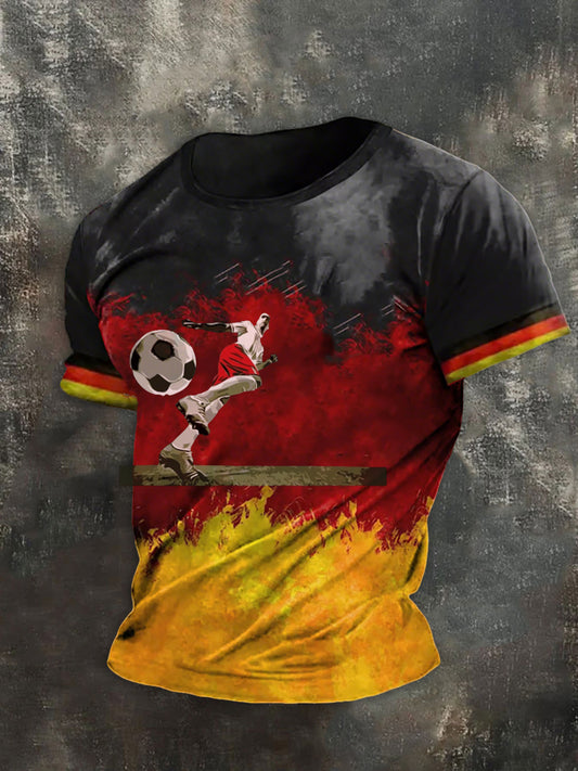 Bedrucktes T-Shirt der Männer der deutschen Weltmeister schaft 2026