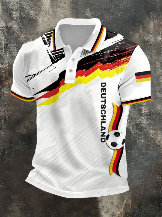 Herren Deutschland 2026 Fußball mannschaft Unterstützer Print Shirt